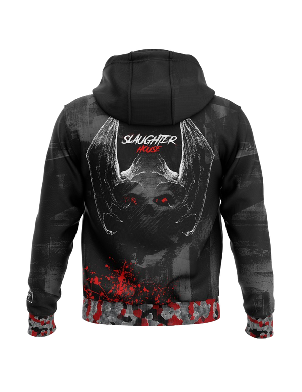 Slaughter House Hoodie - Black - back