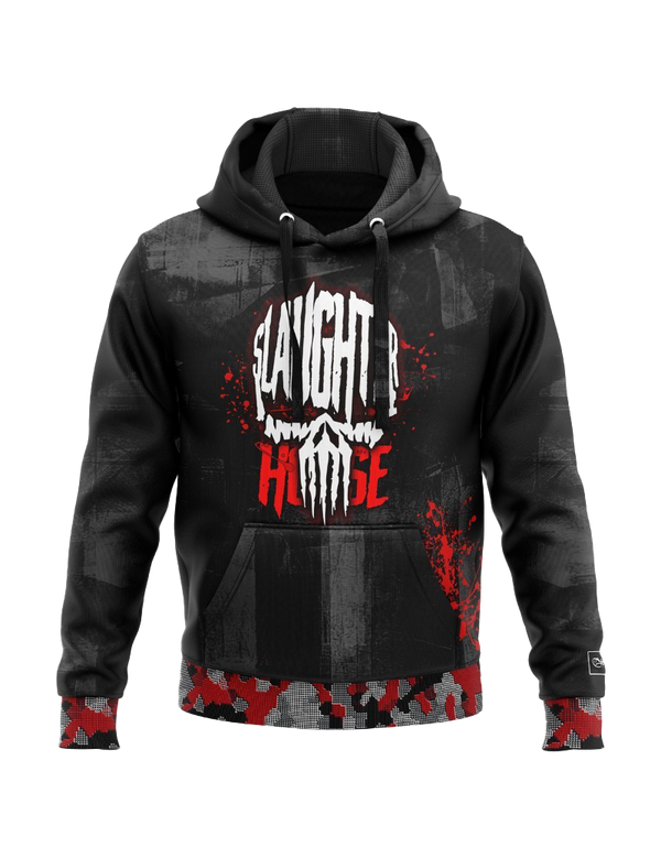 Slaughter House Hoodie - Black - front
