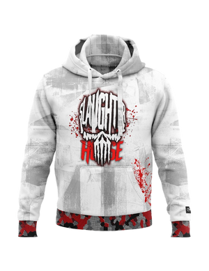 Slaughter House Hoodie - White - front